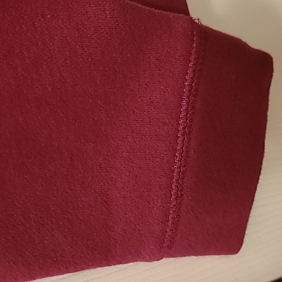 TEK GEAR BOYS ZIPPERED BURGUNDY HOODIE SIZE XL - Picture 7 of 9